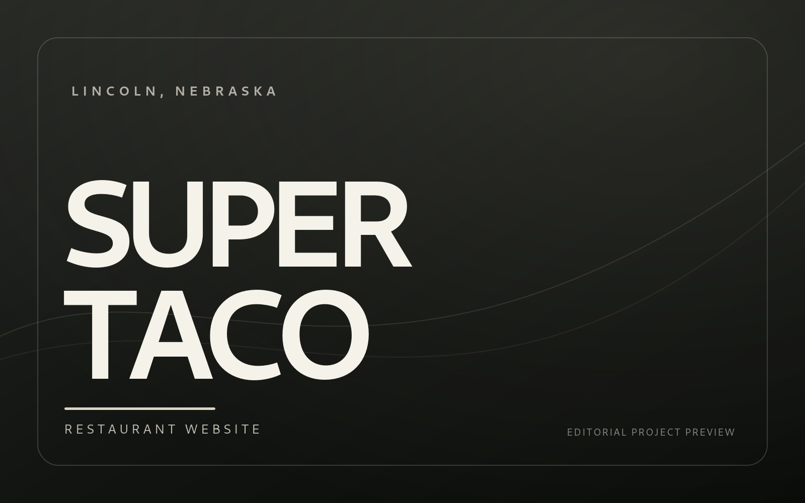 Super Taco Lincoln Restaurant Website